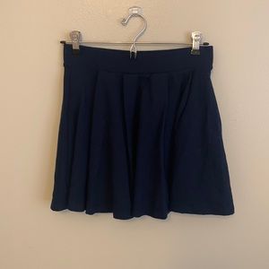 Navy skirt